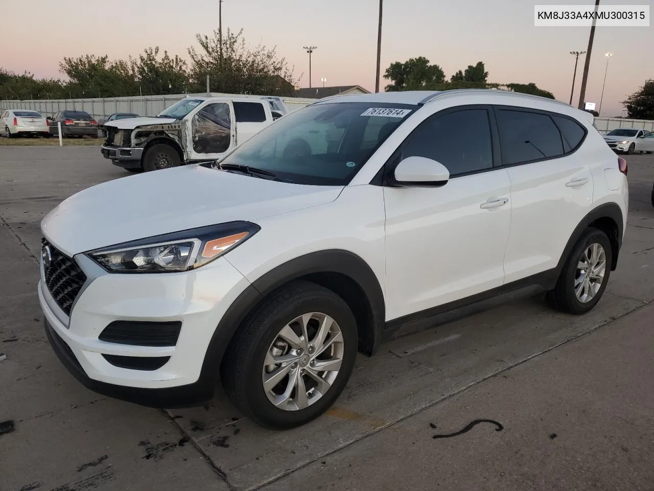 KM8J33A4XMU300315 2021 Hyundai Tucson Limited