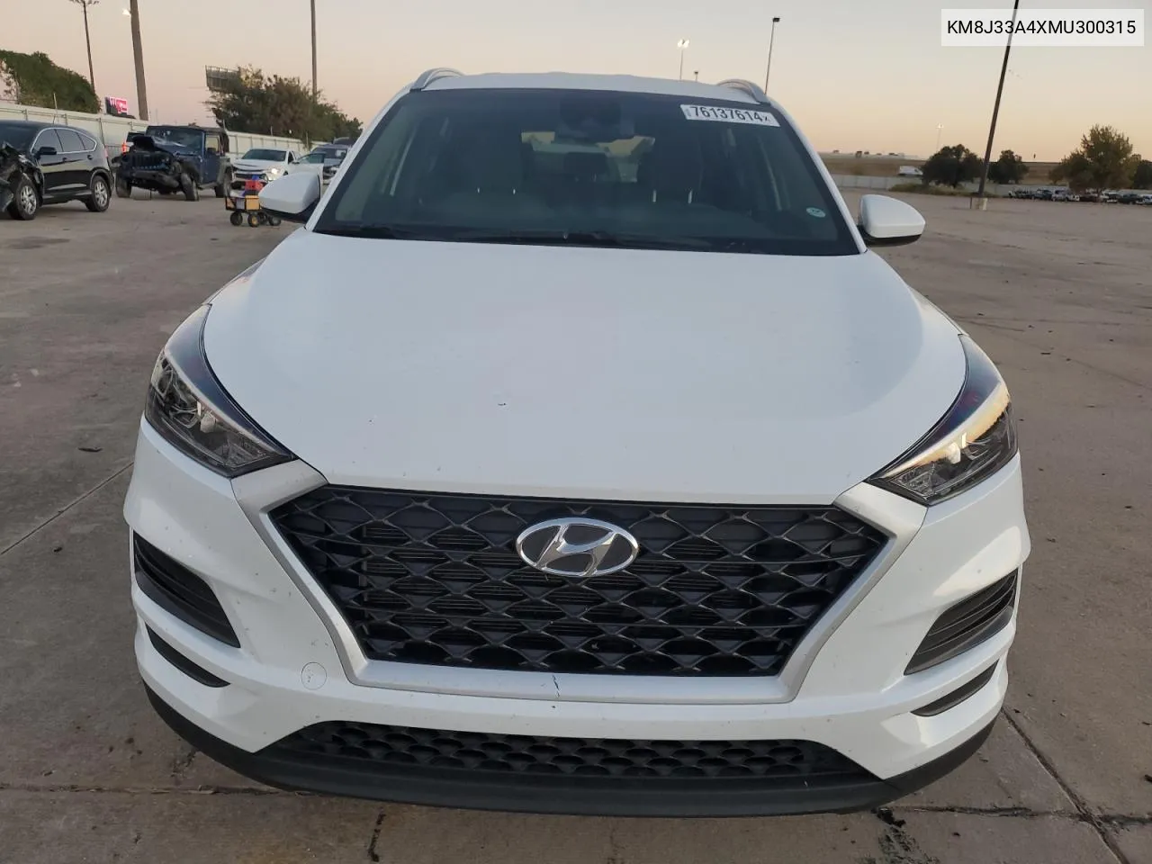 2021 Hyundai Tucson Limited VIN: KM8J33A4XMU300315 Lot: 76137614