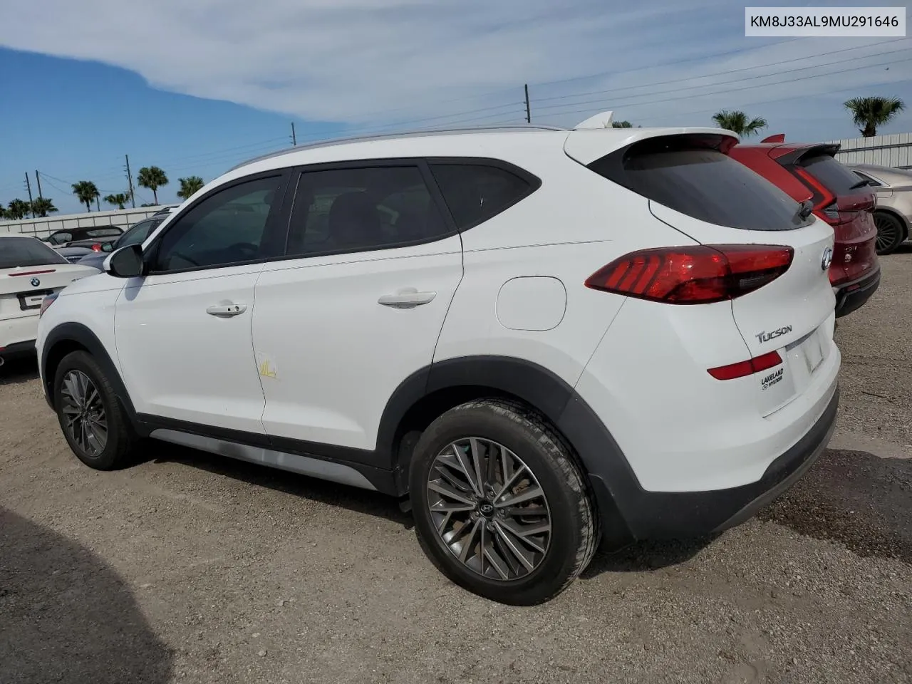 2021 Hyundai Tucson Limited VIN: KM8J33AL9MU291646 Lot: 76238244