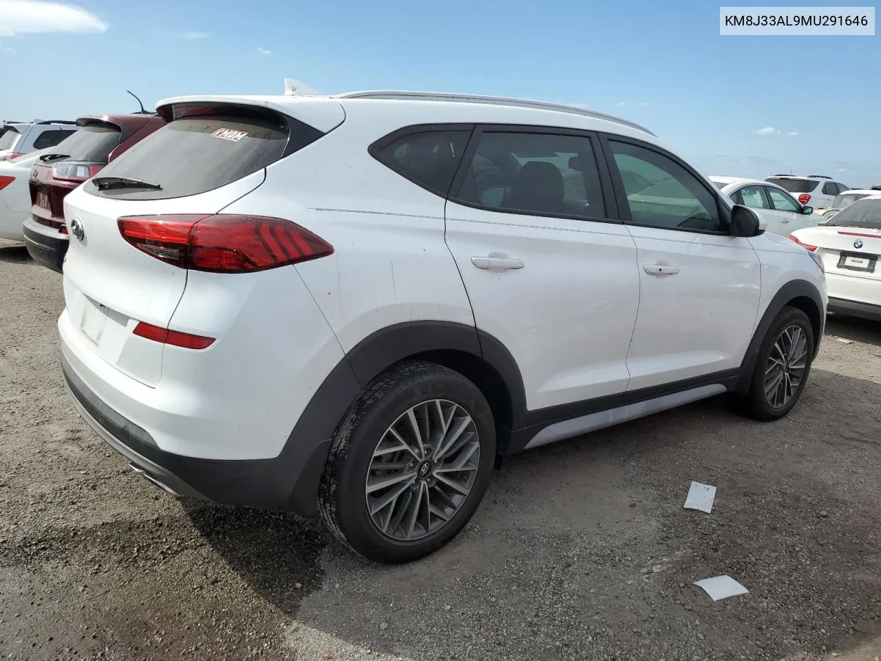 2021 Hyundai Tucson Limited VIN: KM8J33AL9MU291646 Lot: 76238244