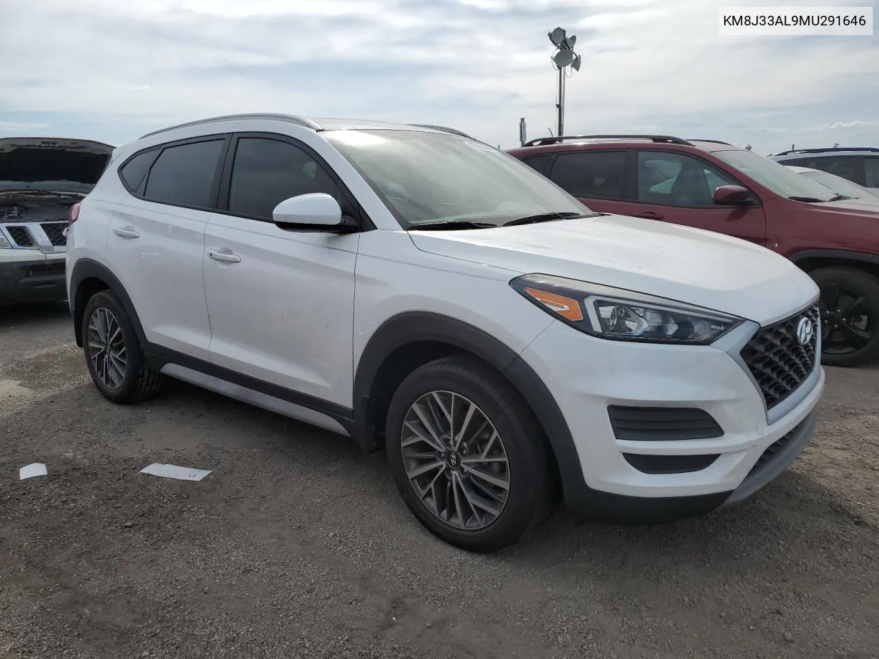 2021 Hyundai Tucson Limited VIN: KM8J33AL9MU291646 Lot: 76238244