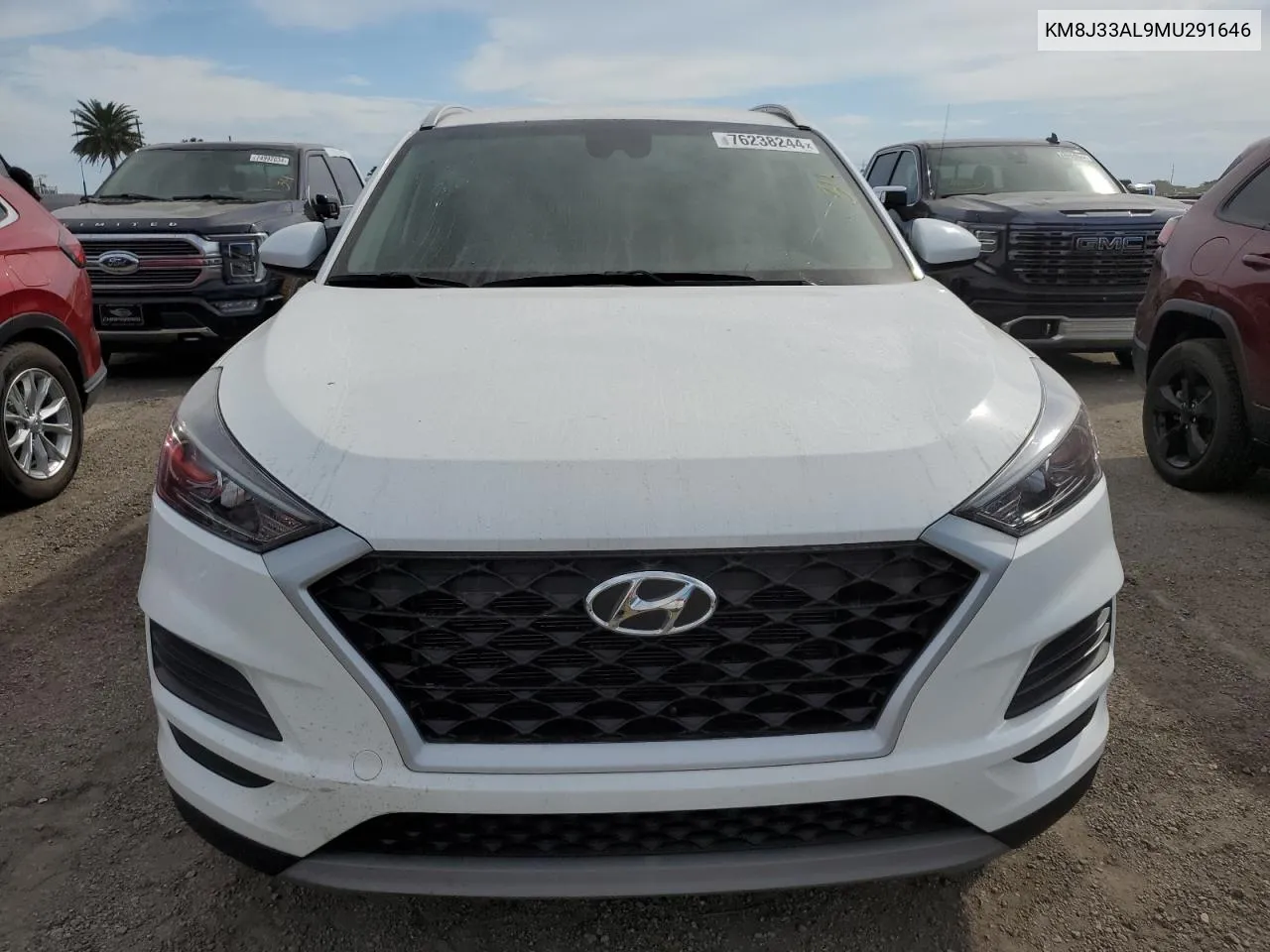 2021 Hyundai Tucson Limited VIN: KM8J33AL9MU291646 Lot: 76238244