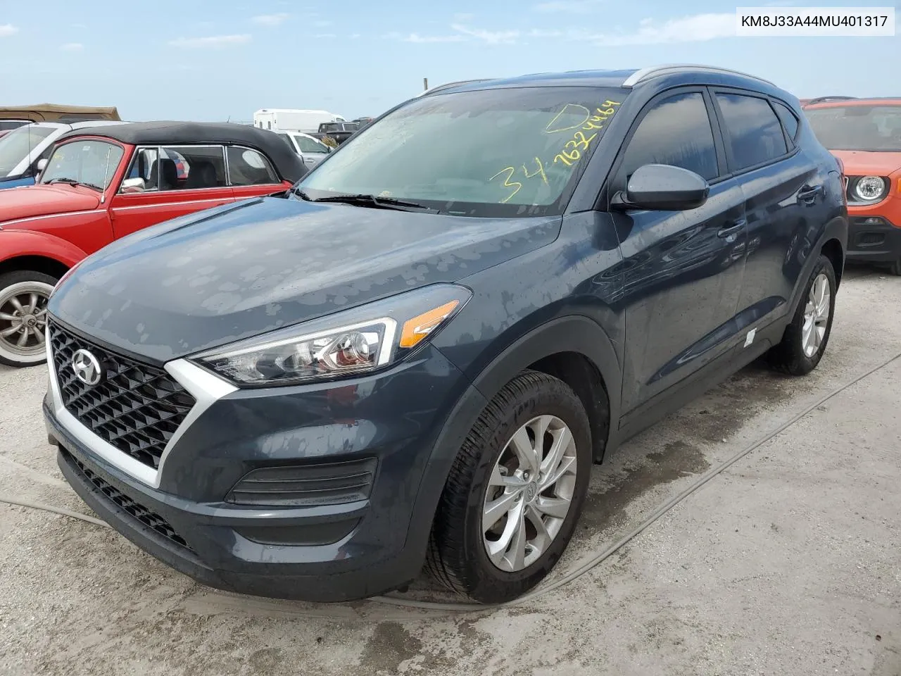 2021 Hyundai Tucson Limited VIN: KM8J33A44MU401317 Lot: 76324464