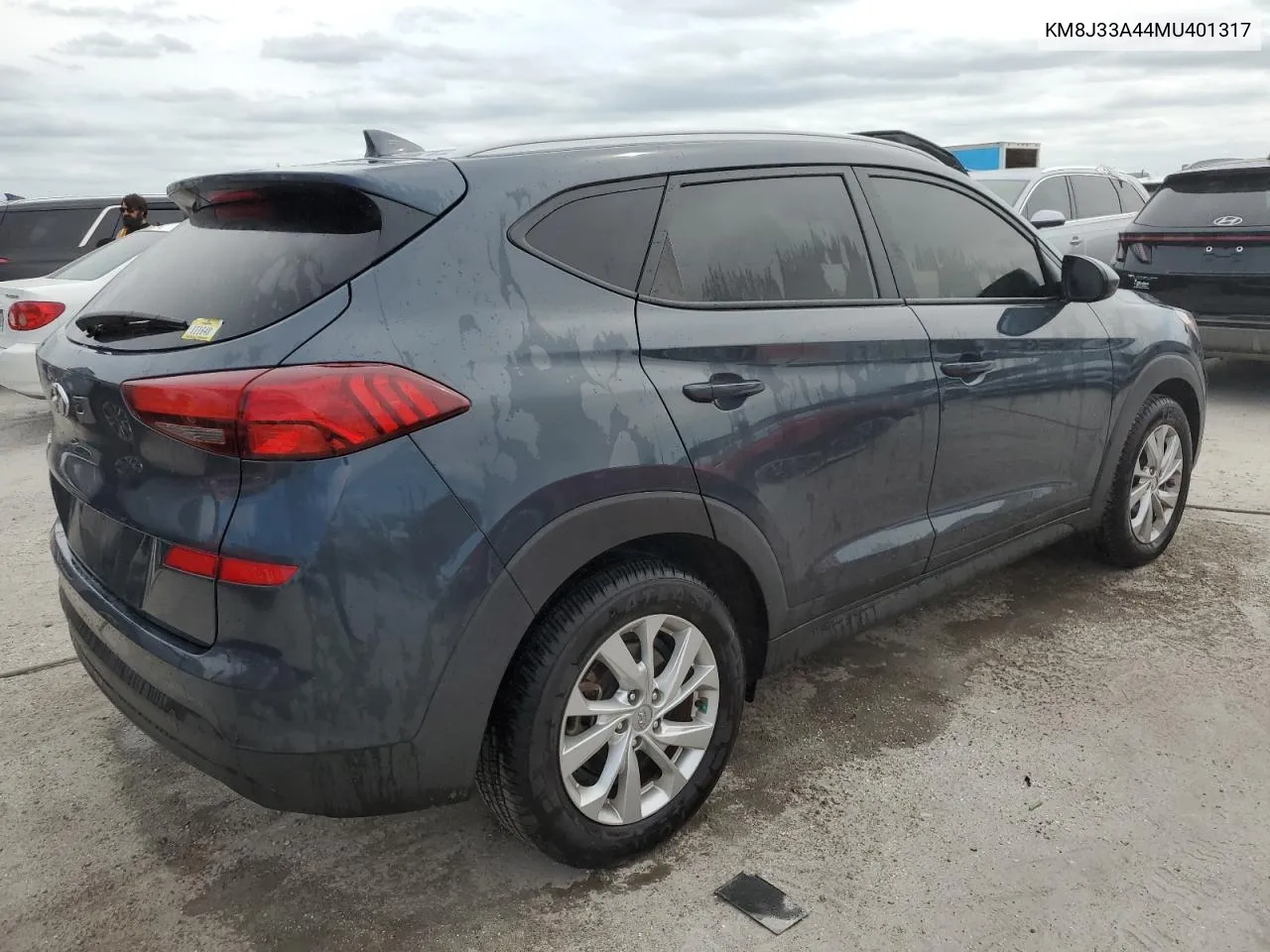 2021 Hyundai Tucson Limited VIN: KM8J33A44MU401317 Lot: 76324464