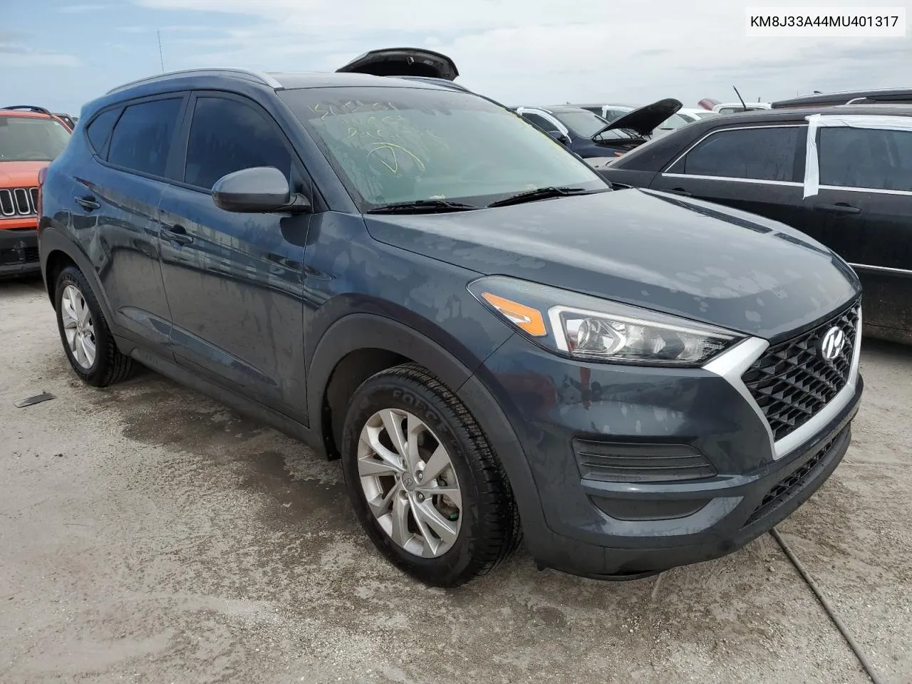 2021 Hyundai Tucson Limited VIN: KM8J33A44MU401317 Lot: 76324464