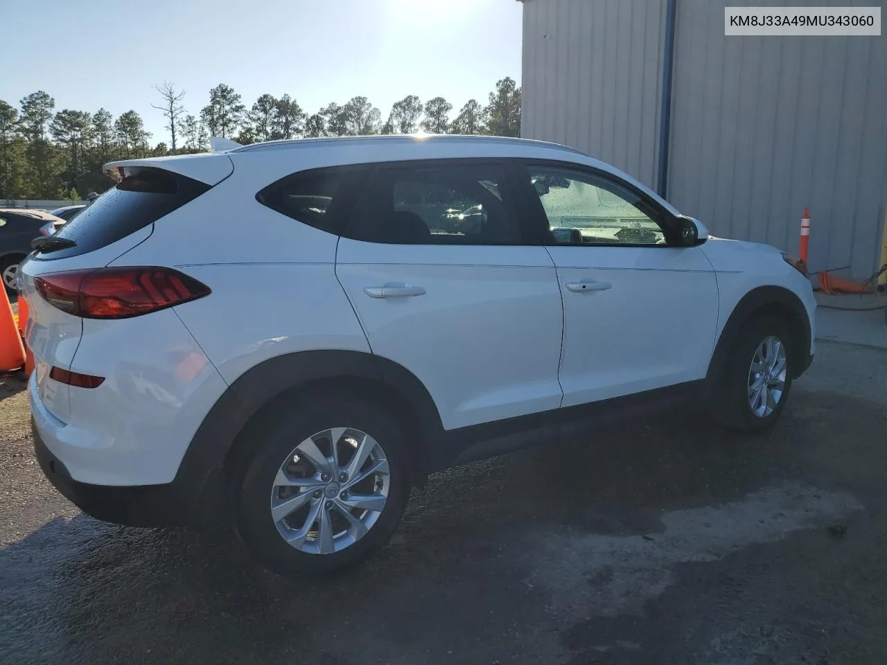 2021 Hyundai Tucson Limited VIN: KM8J33A49MU343060 Lot: 76613804