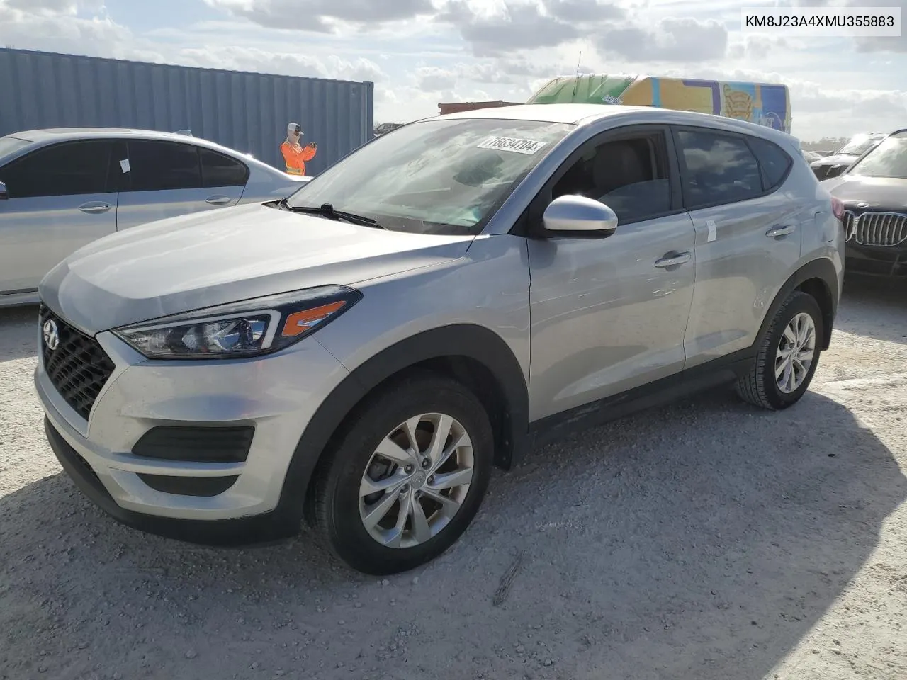 2021 Hyundai Tucson Se VIN: KM8J23A4XMU355883 Lot: 76634704