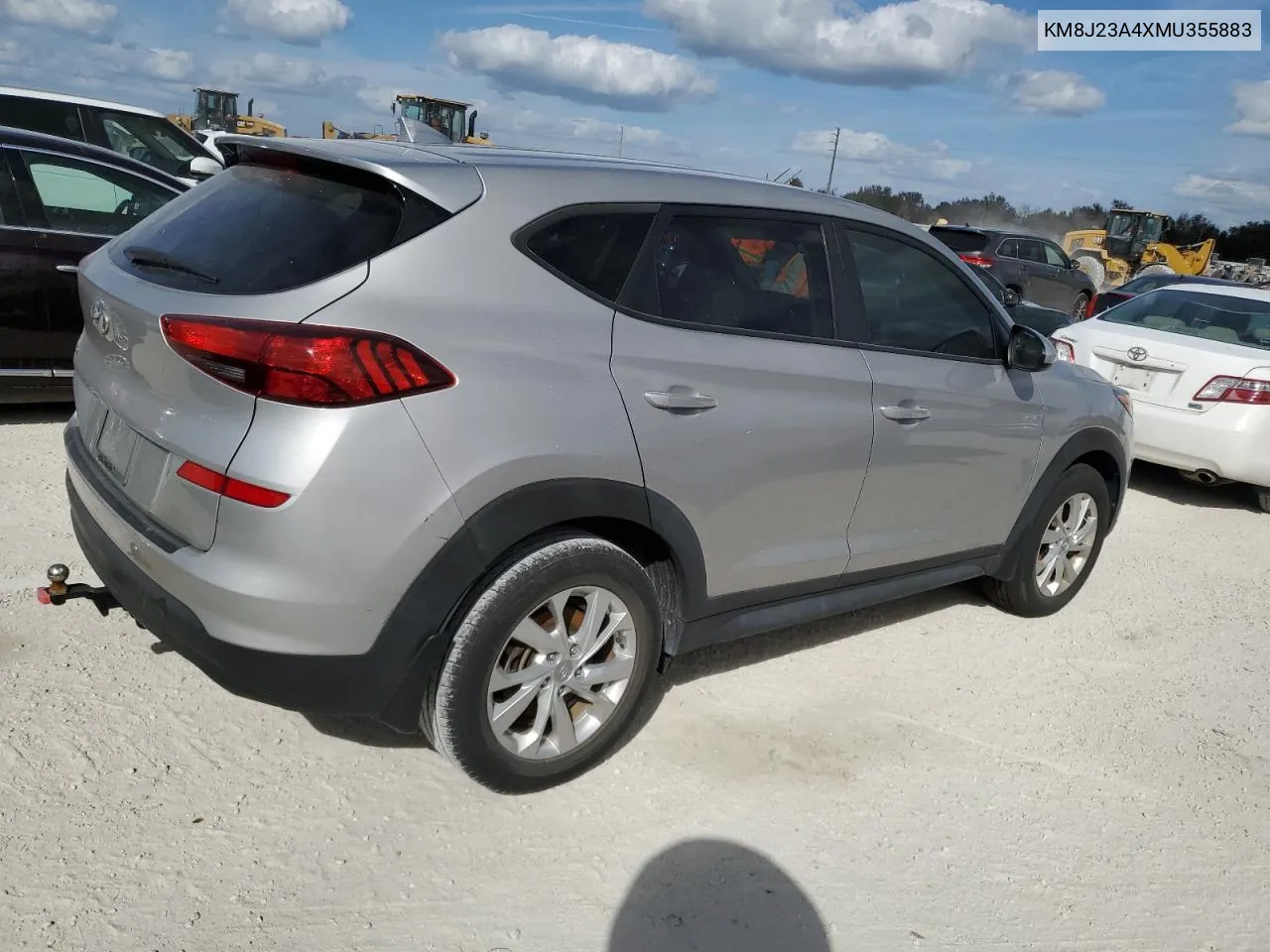 2021 Hyundai Tucson Se VIN: KM8J23A4XMU355883 Lot: 76634704