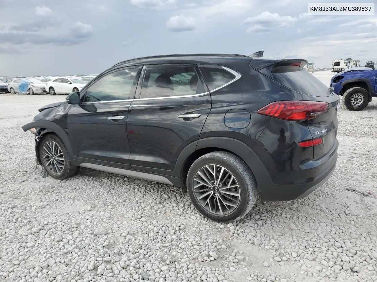 2021 Hyundai Tucson Limited VIN: KM8J33AL2MU389837 Lot: 76723814