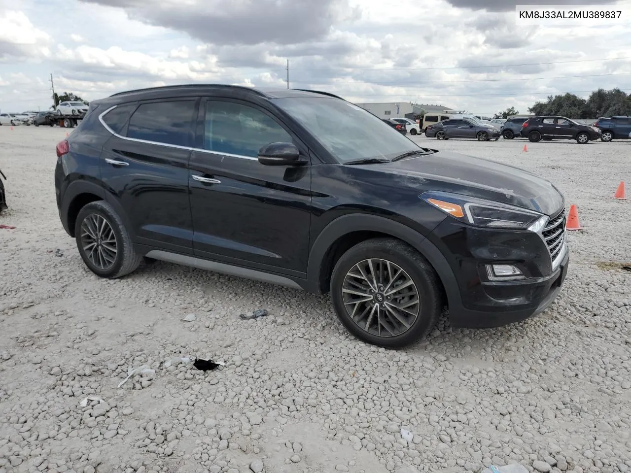 2021 Hyundai Tucson Limited VIN: KM8J33AL2MU389837 Lot: 76723814