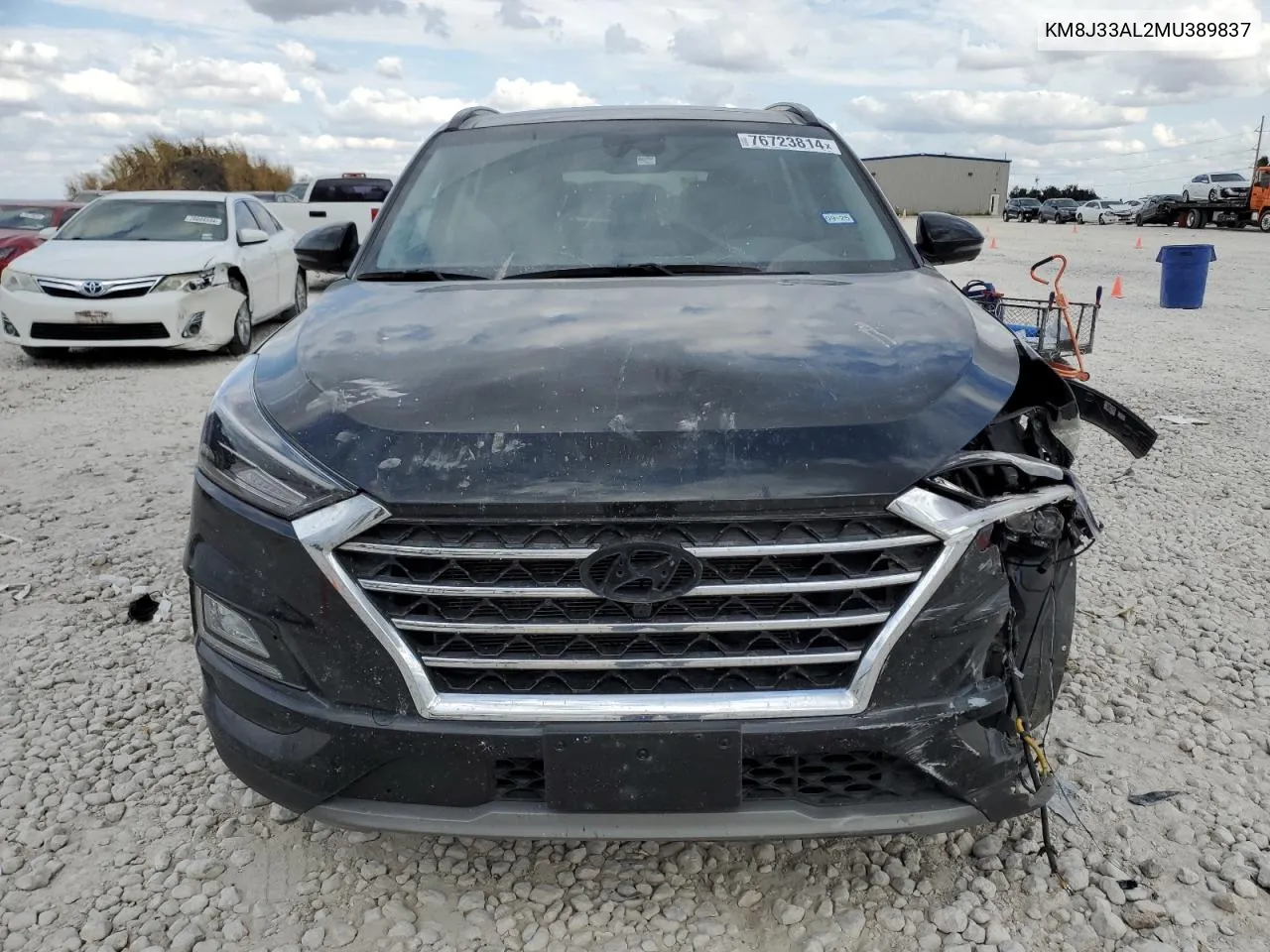 2021 Hyundai Tucson Limited VIN: KM8J33AL2MU389837 Lot: 76723814