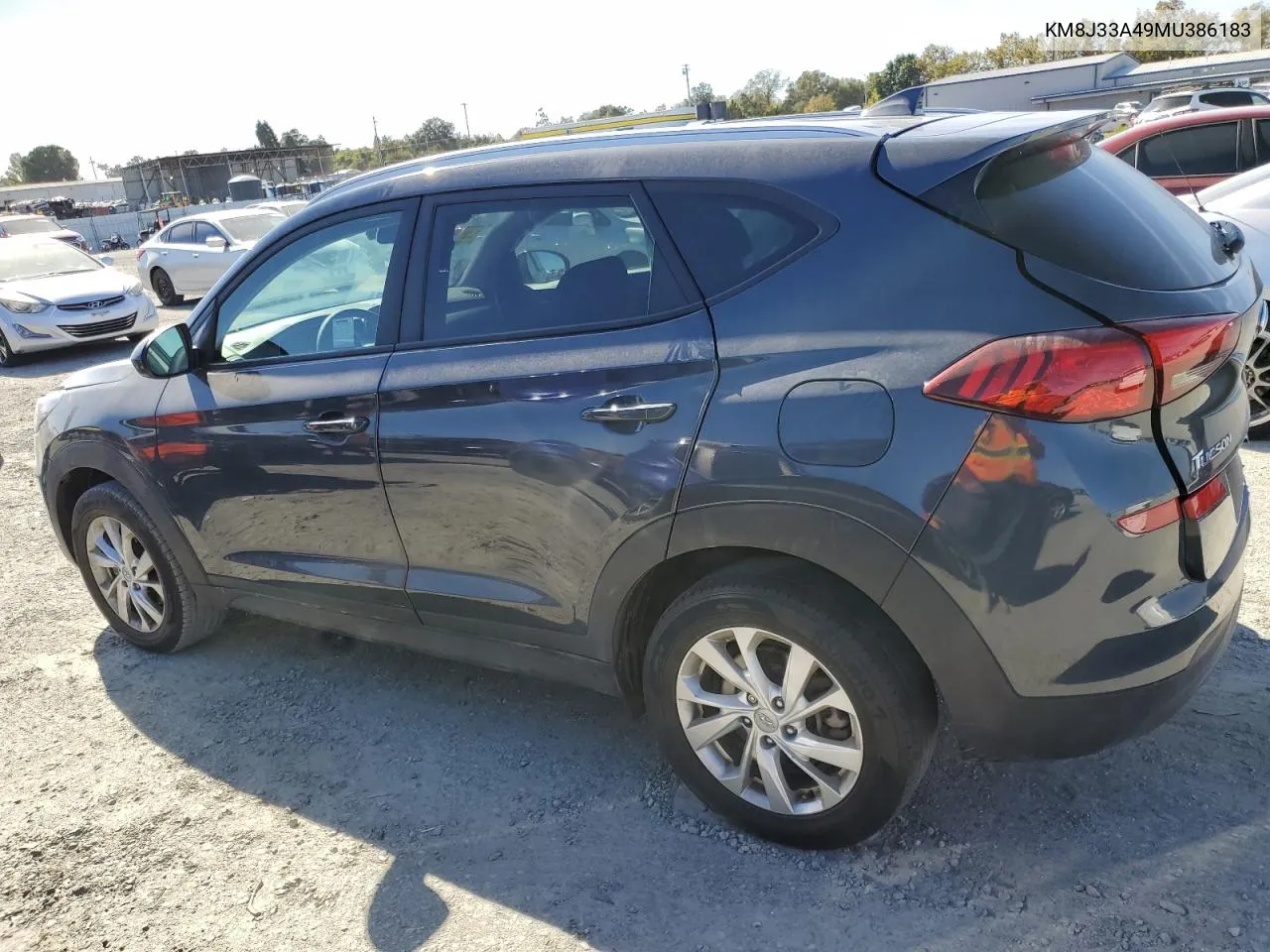 2021 Hyundai Tucson Limited VIN: KM8J33A49MU386183 Lot: 76988454