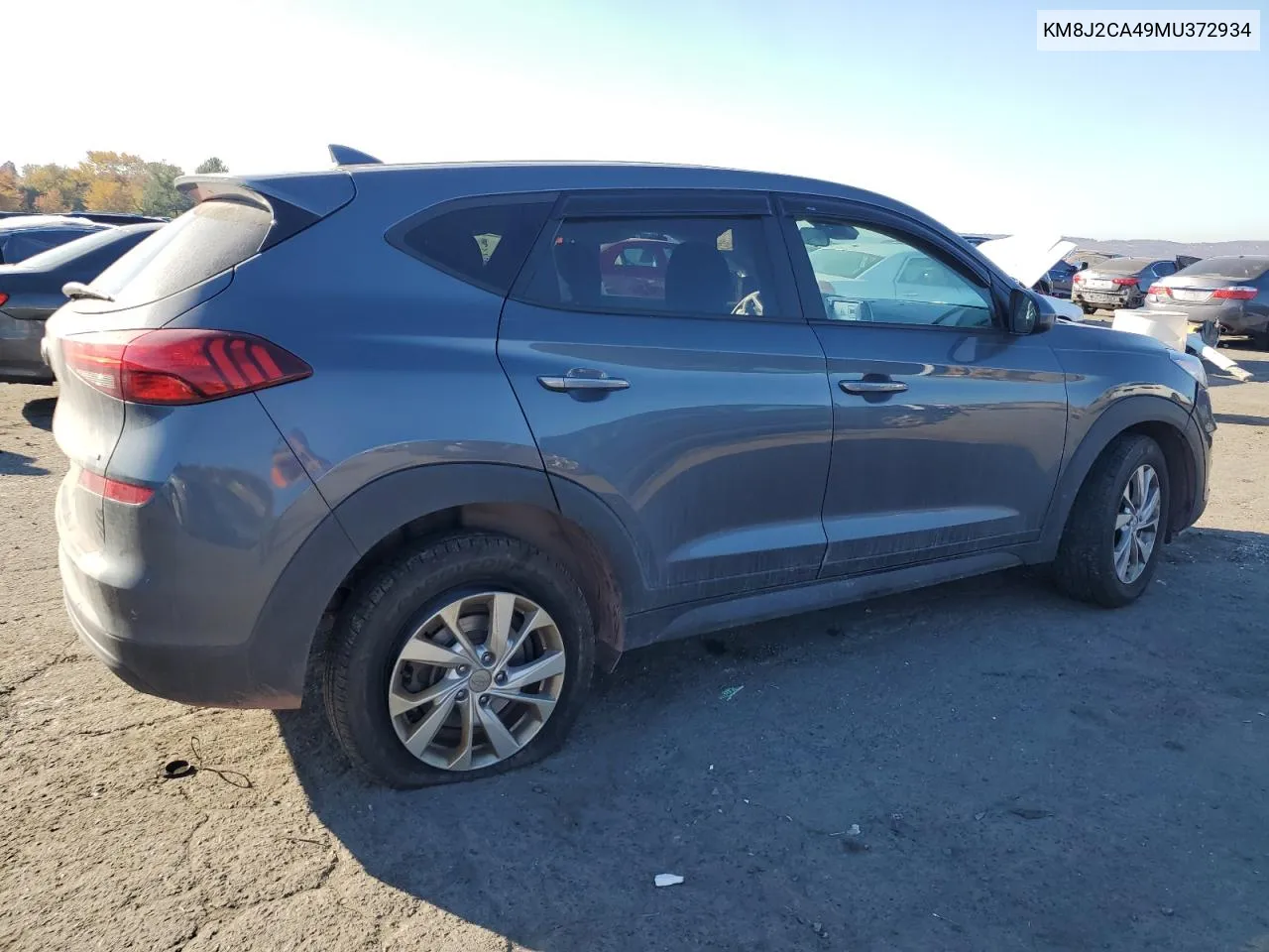 2021 Hyundai Tucson Se VIN: KM8J2CA49MU372934 Lot: 77077274