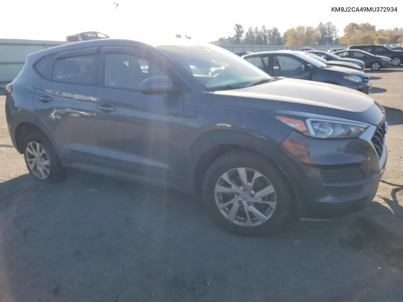 2021 Hyundai Tucson Se VIN: KM8J2CA49MU372934 Lot: 77077274