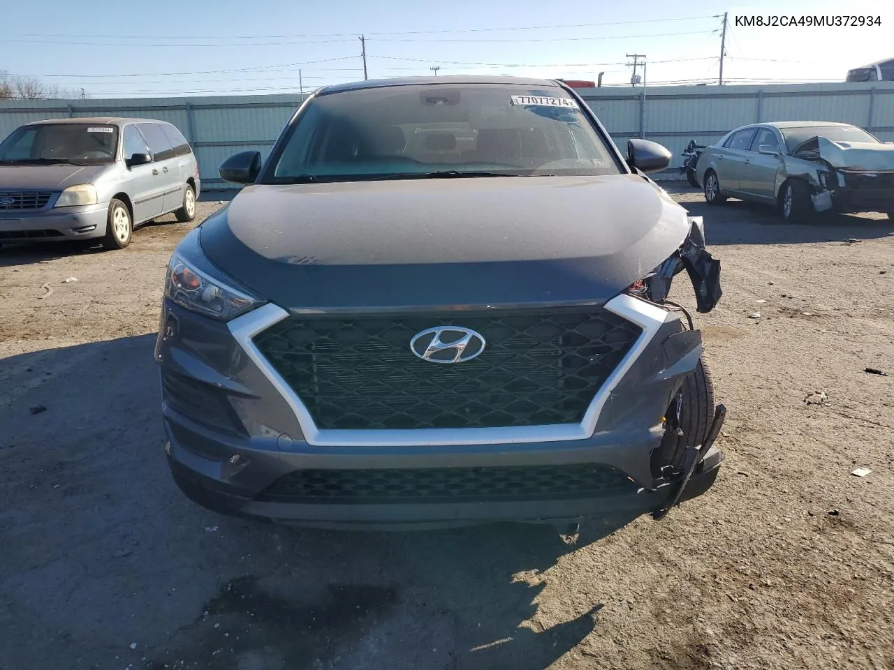 2021 Hyundai Tucson Se VIN: KM8J2CA49MU372934 Lot: 77077274