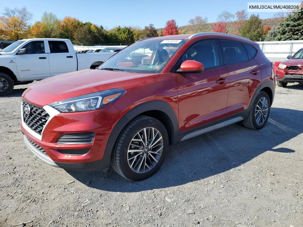 KM8J3CAL9MU408206 2021 Hyundai Tucson Limited