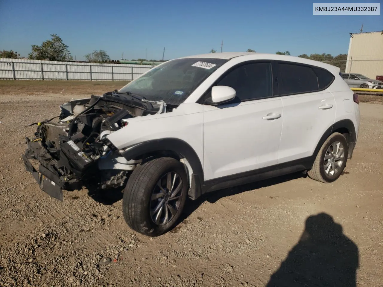 2021 Hyundai Tucson Se VIN: KM8J23A44MU332387 Lot: 77623684