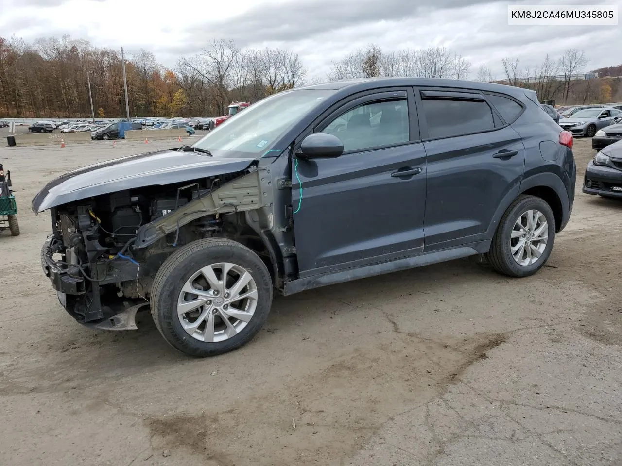 2021 Hyundai Tucson Se VIN: KM8J2CA46MU345805 Lot: 77825734