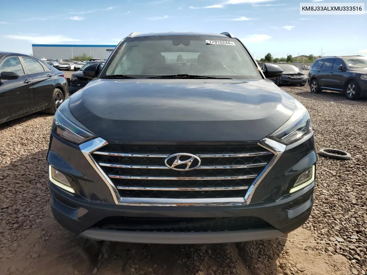 2021 Hyundai Tucson Limited VIN: KM8J33ALXMU333516 Lot: 77915244