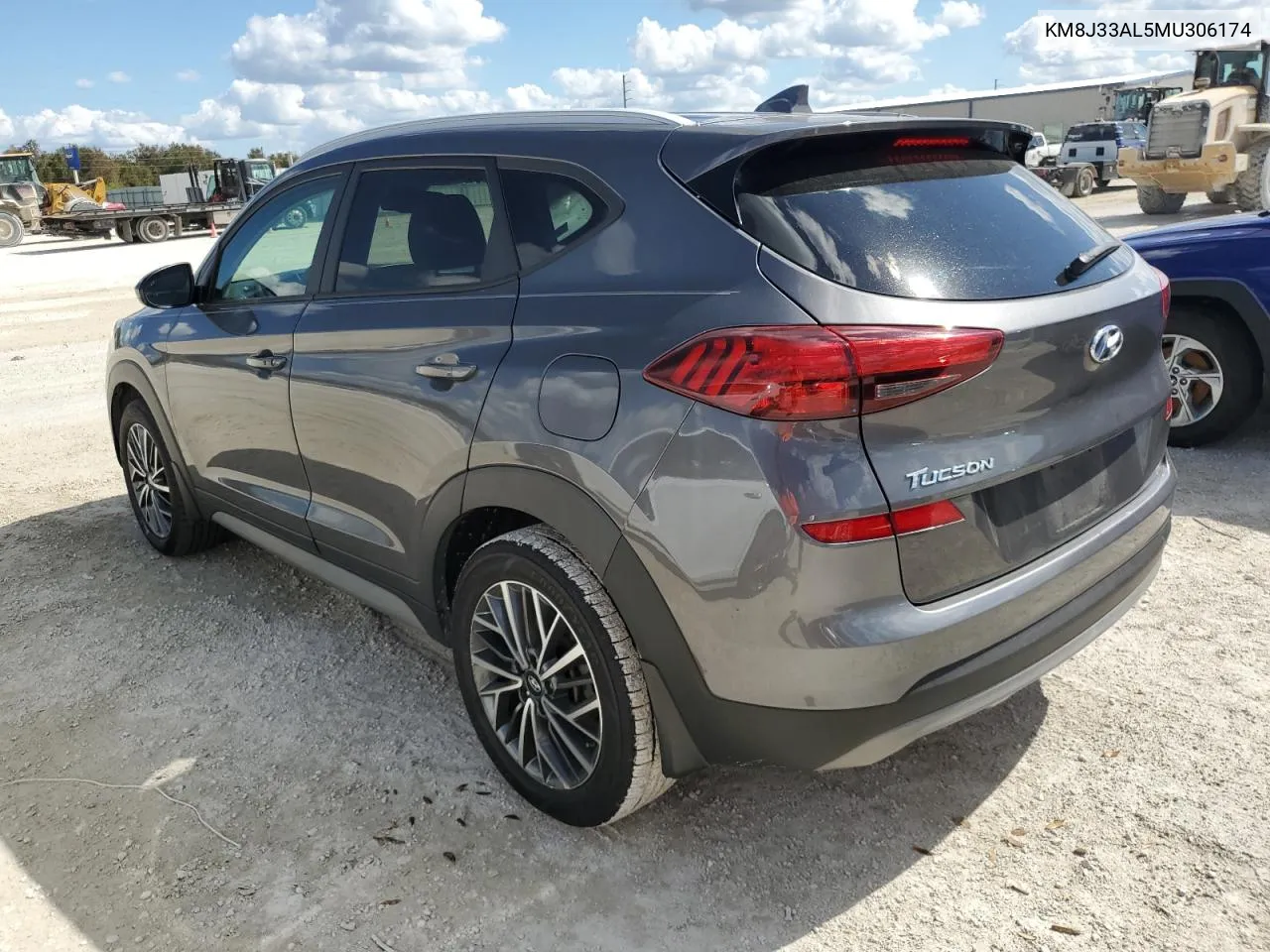 2021 Hyundai Tucson Limited VIN: KM8J33AL5MU306174 Lot: 77970614