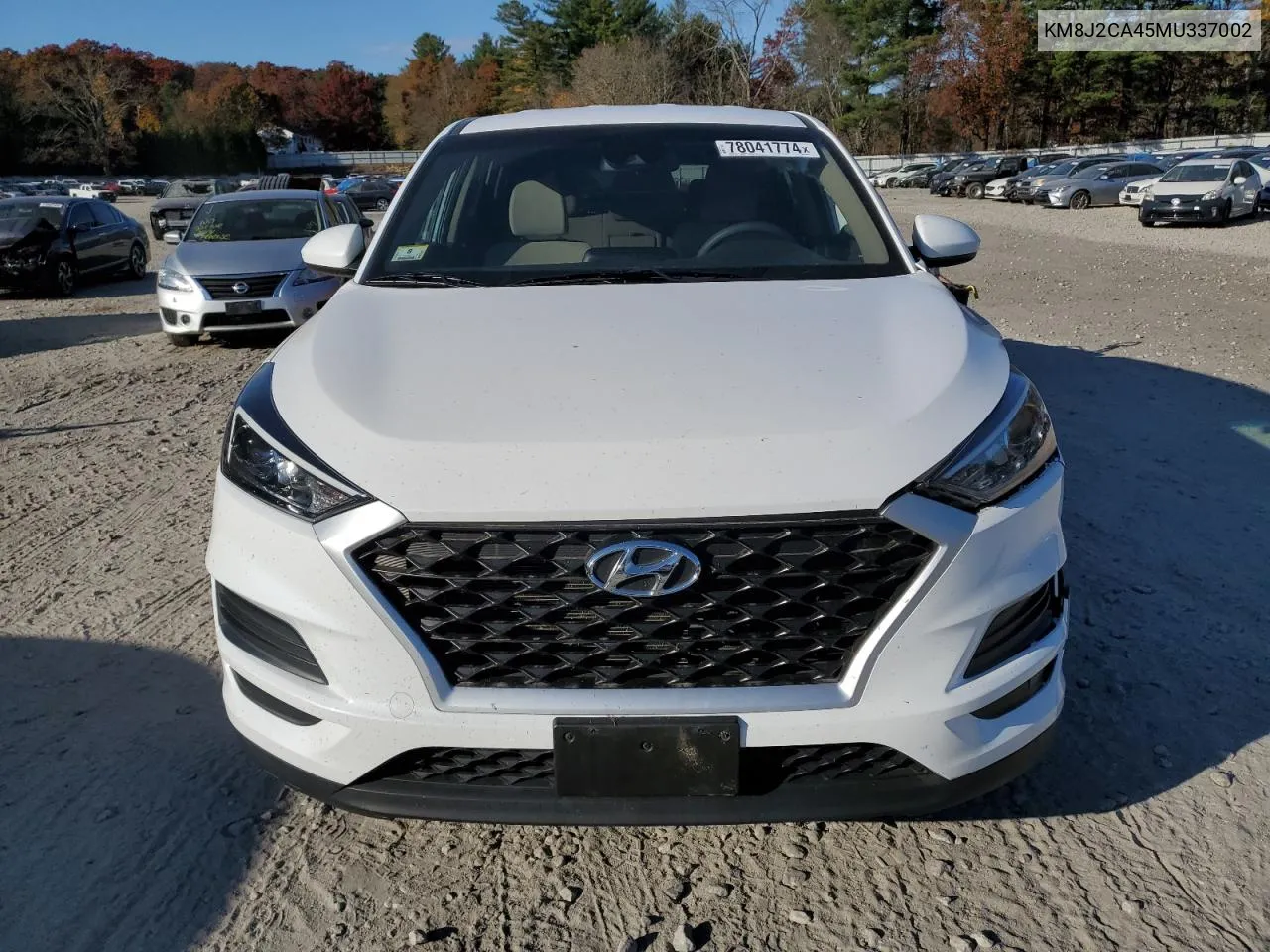 2021 Hyundai Tucson Se VIN: KM8J2CA45MU337002 Lot: 78041774