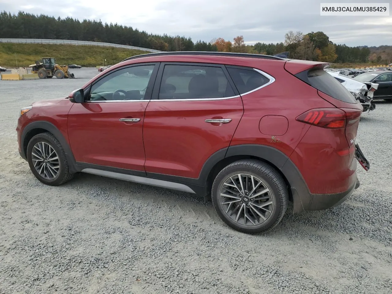 2021 Hyundai Tucson Limited VIN: KM8J3CAL0MU385429 Lot: 78197314