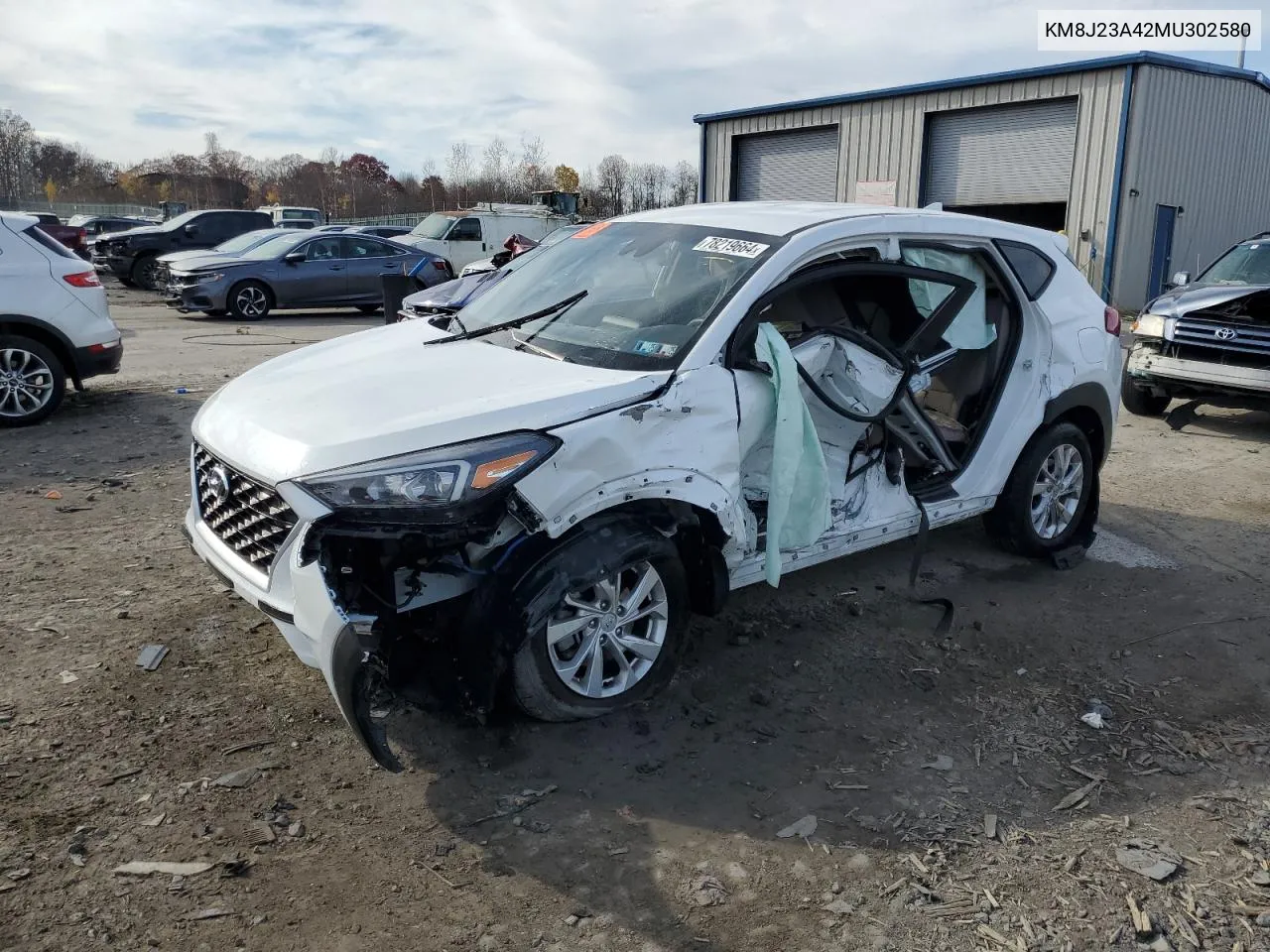 2021 Hyundai Tucson Se VIN: KM8J23A42MU302580 Lot: 78219664