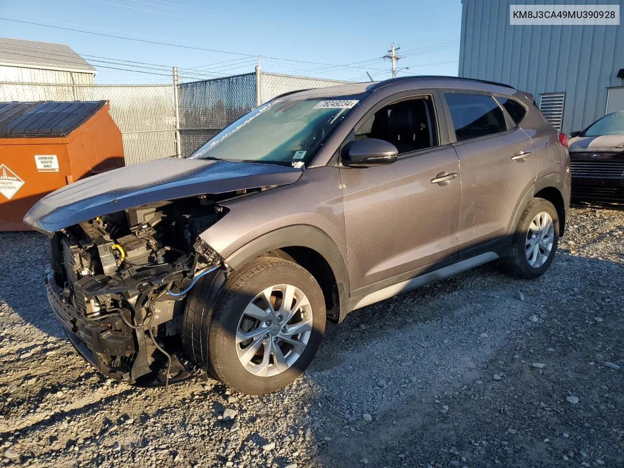 2021 Hyundai Tucson Limited VIN: KM8J3CA49MU390928 Lot: 78249234