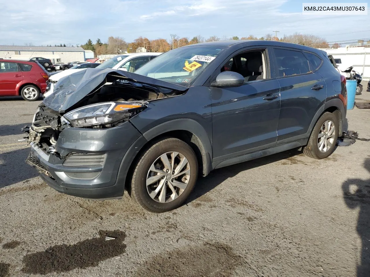 2021 Hyundai Tucson Se VIN: KM8J2CA43MU307643 Lot: 78437144