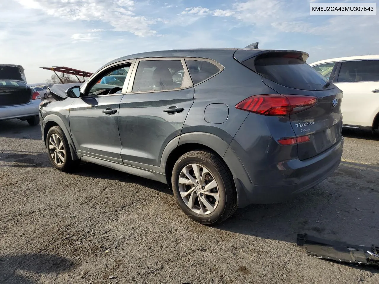 2021 Hyundai Tucson Se VIN: KM8J2CA43MU307643 Lot: 78437144