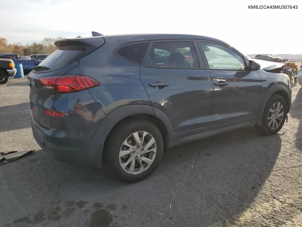 2021 Hyundai Tucson Se VIN: KM8J2CA43MU307643 Lot: 78437144