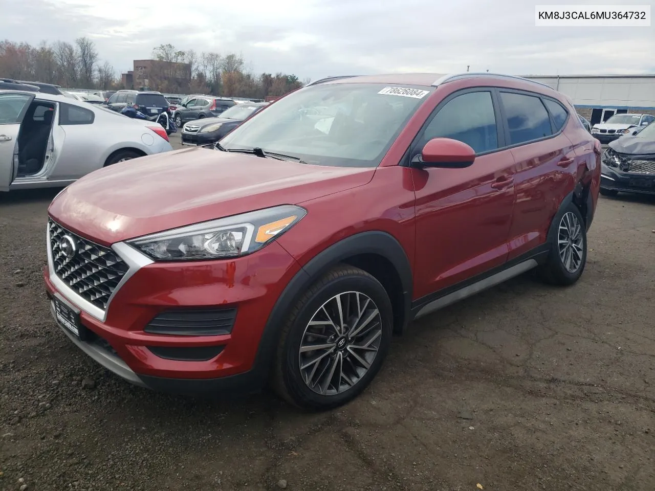 2021 Hyundai Tucson Limited VIN: KM8J3CAL6MU364732 Lot: 78626084