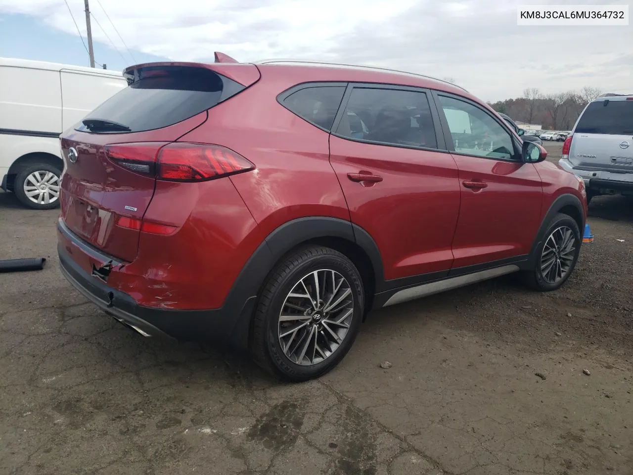 2021 Hyundai Tucson Limited VIN: KM8J3CAL6MU364732 Lot: 78626084