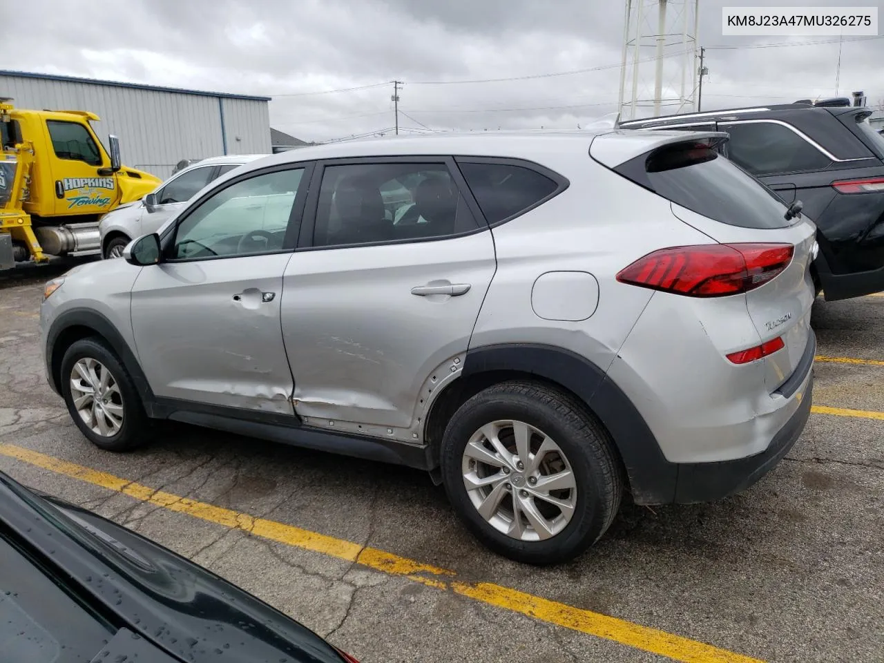 2021 Hyundai Tucson Se VIN: KM8J23A47MU326275 Lot: 78687924