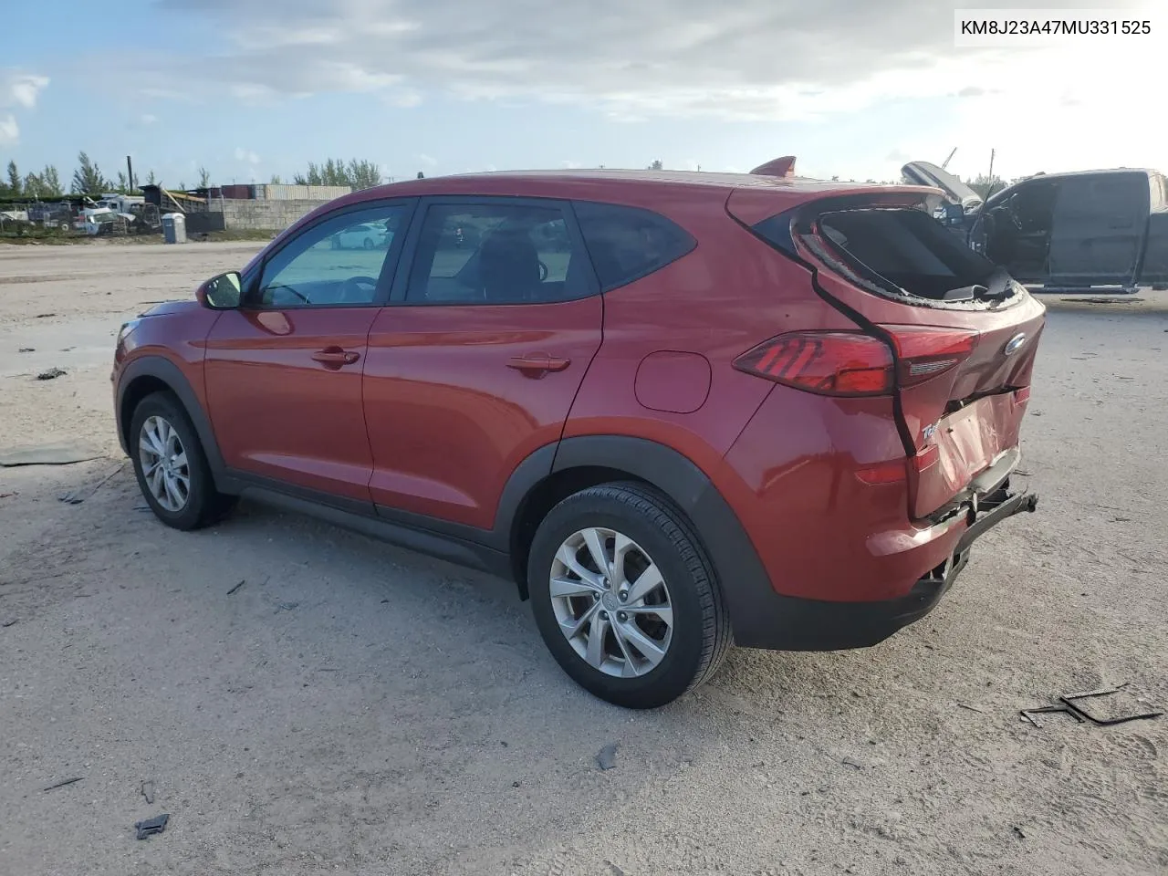 2021 Hyundai Tucson Se VIN: KM8J23A47MU331525 Lot: 78817134