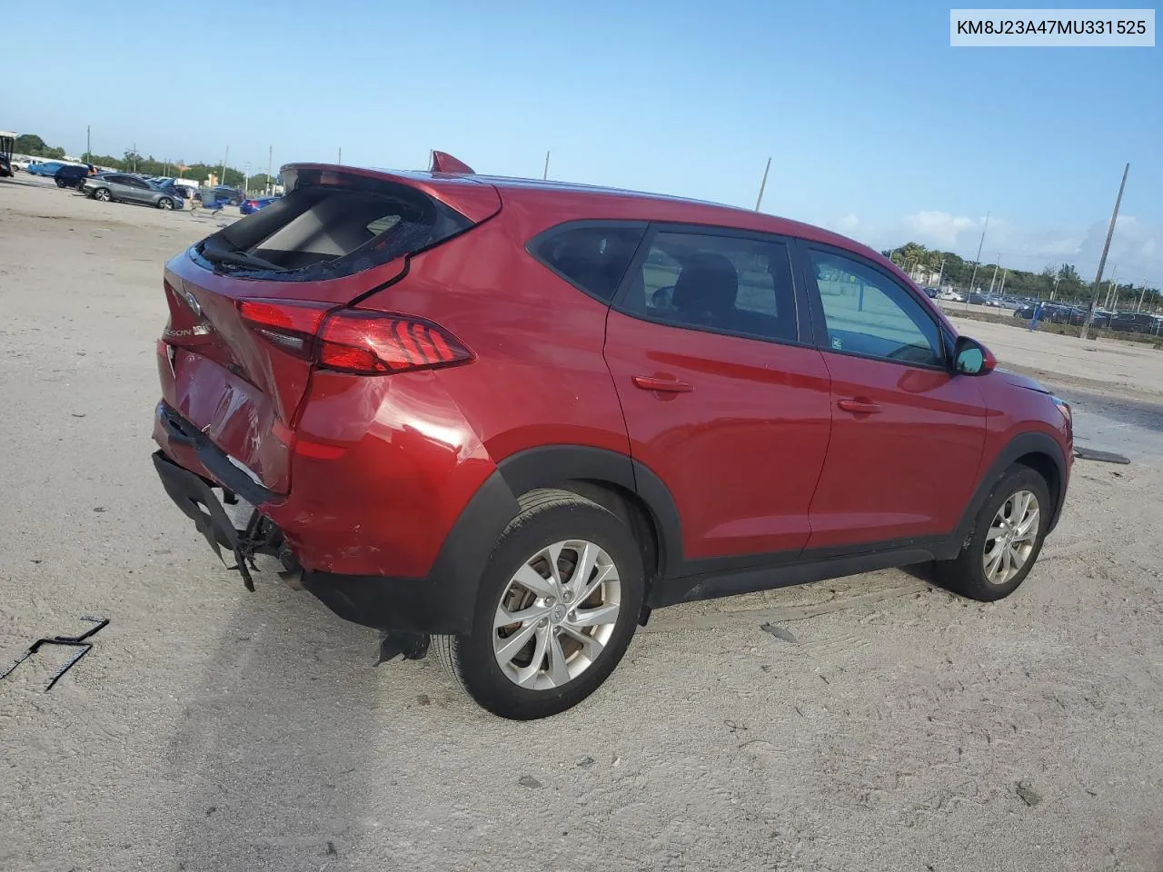 2021 Hyundai Tucson Se VIN: KM8J23A47MU331525 Lot: 78817134