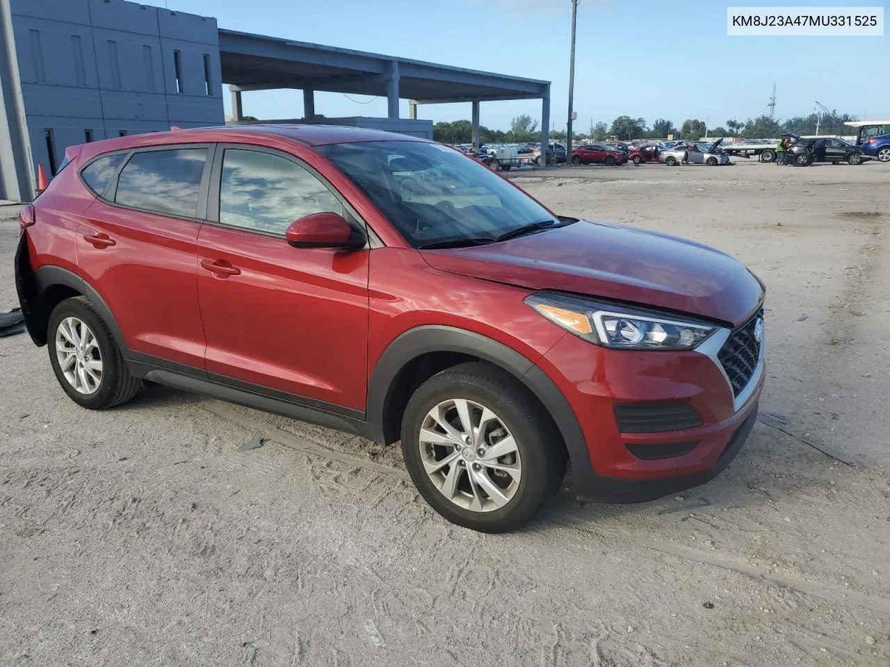 2021 Hyundai Tucson Se VIN: KM8J23A47MU331525 Lot: 78817134