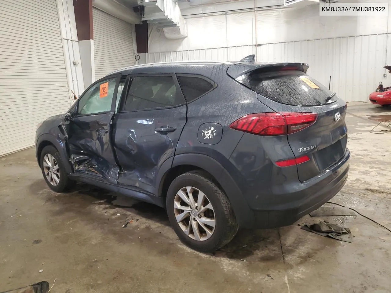 2021 Hyundai Tucson Limited VIN: KM8J33A47MU381922 Lot: 79108564