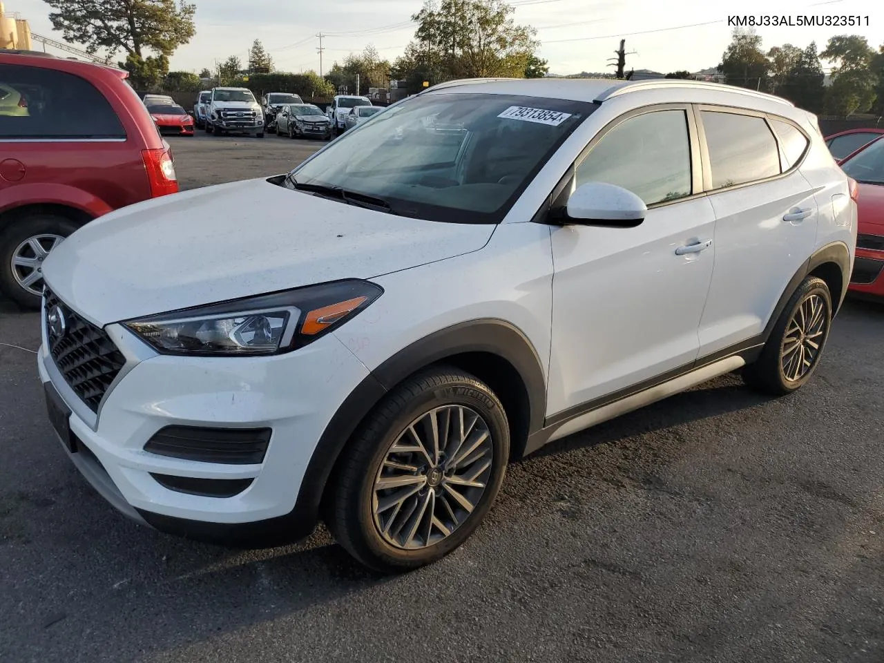 2021 Hyundai Tucson Limited VIN: KM8J33AL5MU323511 Lot: 79313854