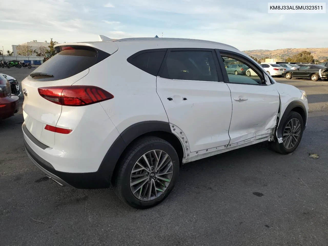 2021 Hyundai Tucson Limited VIN: KM8J33AL5MU323511 Lot: 79313854