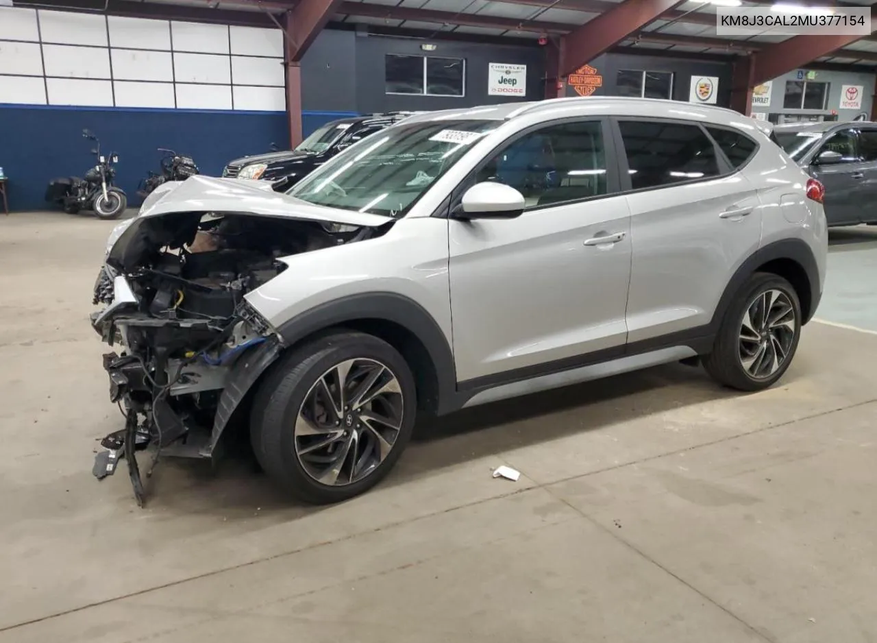 2021 Hyundai Tucson Limited VIN: KM8J3CAL2MU377154 Lot: 79331984