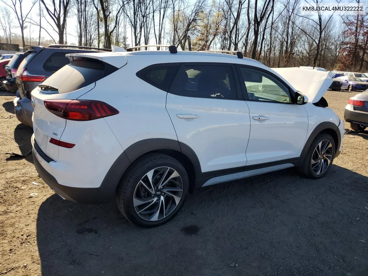 2021 Hyundai Tucson Limited VIN: KM8J3CAL4MU322222 Lot: 79335514