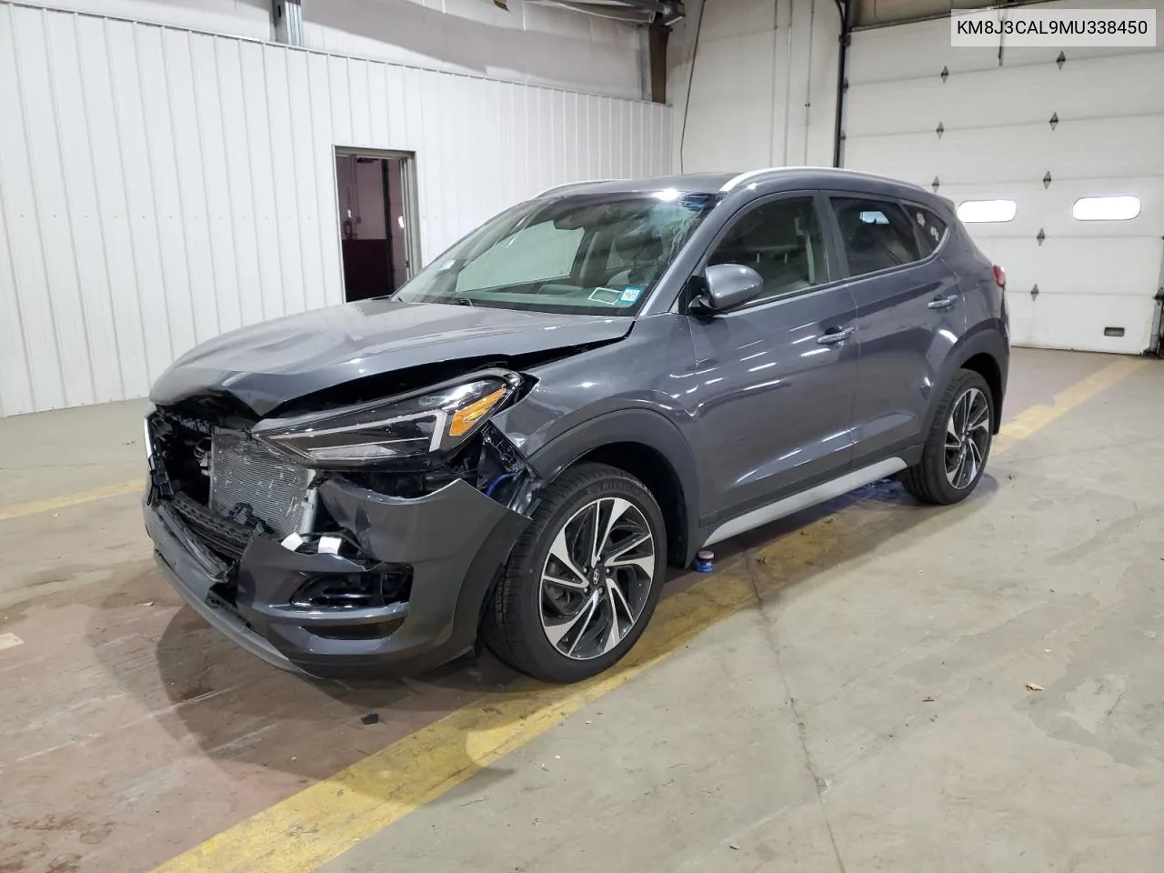 2021 Hyundai Tucson Limited VIN: KM8J3CAL9MU338450 Lot: 80206464