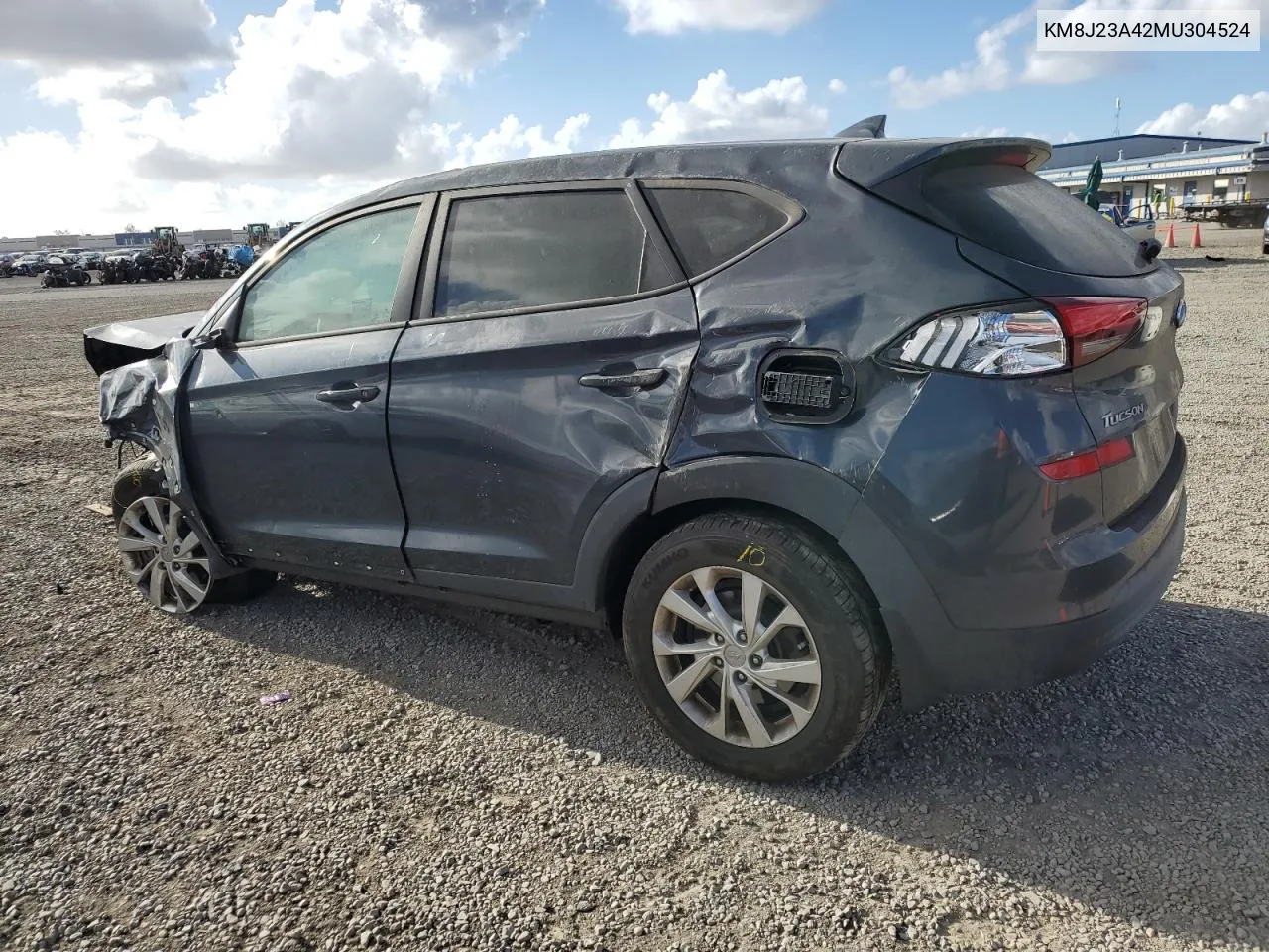 2021 Hyundai Tucson Se VIN: KM8J23A42MU304524 Lot: 81139164