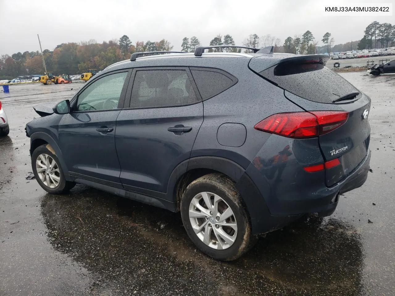 2021 Hyundai Tucson Limited VIN: KM8J33A43MU382422 Lot: 81770704