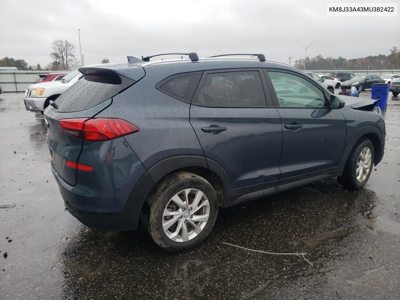 2021 Hyundai Tucson Limited VIN: KM8J33A43MU382422 Lot: 81770704