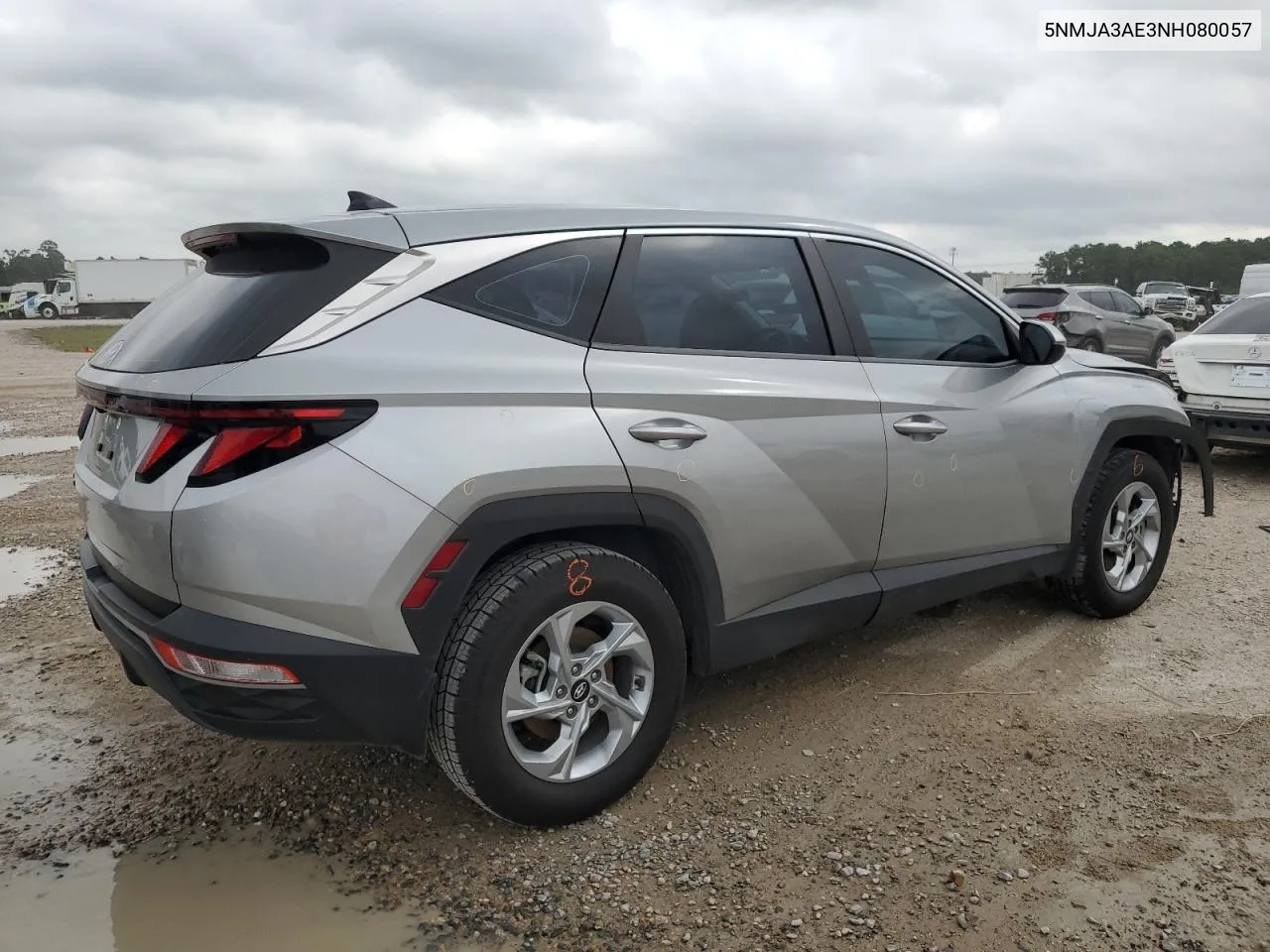 2022 Hyundai Tucson Se VIN: 5NMJA3AE3NH080057 Lot: 52591004