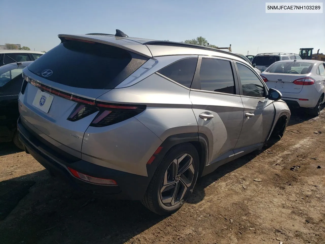 2022 Hyundai Tucson Sel VIN: 5NMJFCAE7NH103289 Lot: 52923764