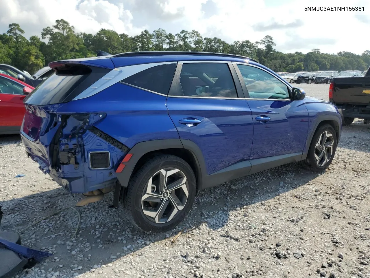 2022 Hyundai Tucson Sel VIN: 5NMJC3AE1NH155381 Lot: 60158244