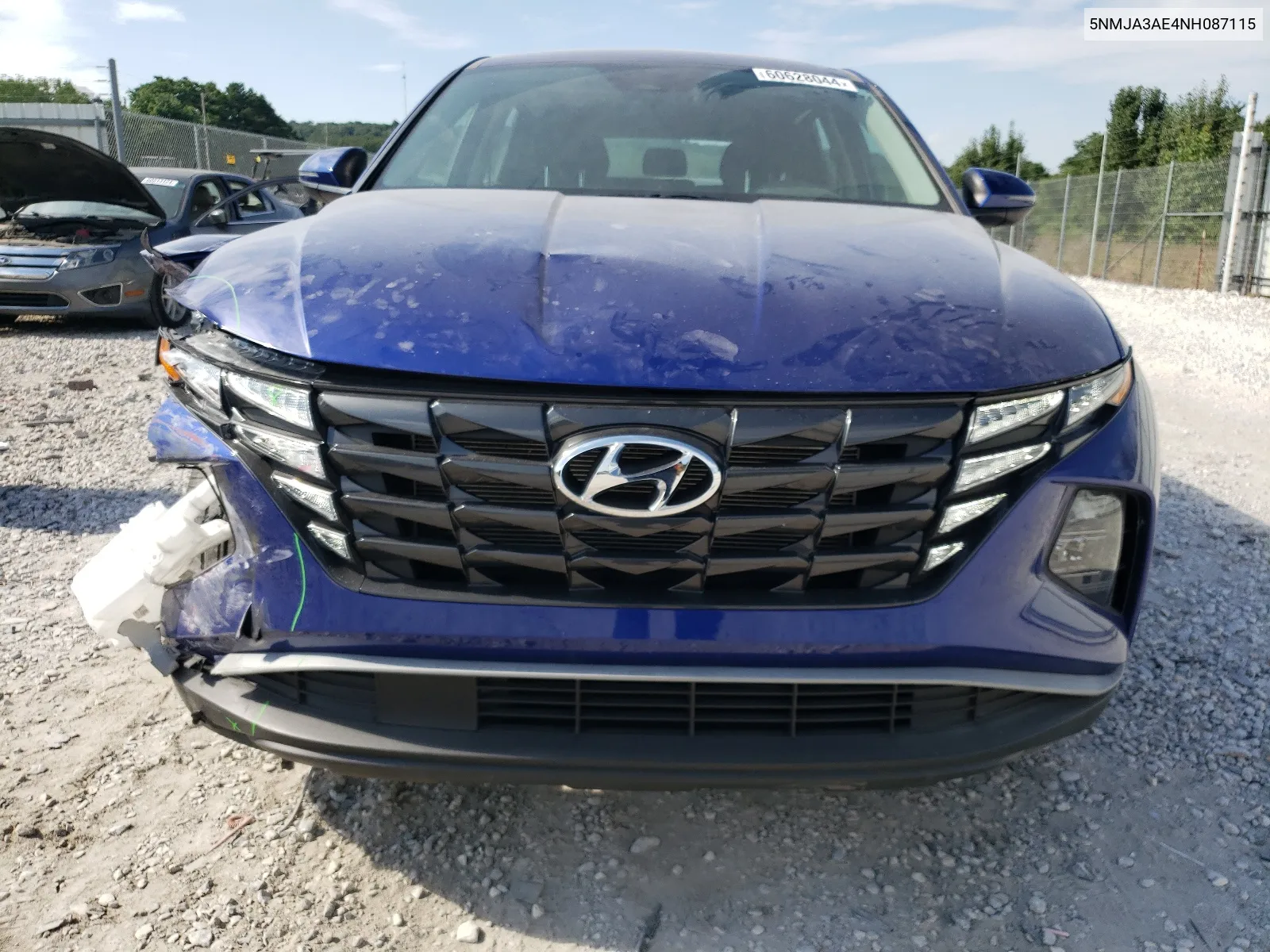 2022 Hyundai Tucson Se VIN: 5NMJA3AE4NH087115 Lot: 60628044